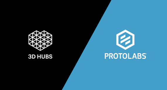 Protolabs和3D Hubs徽标