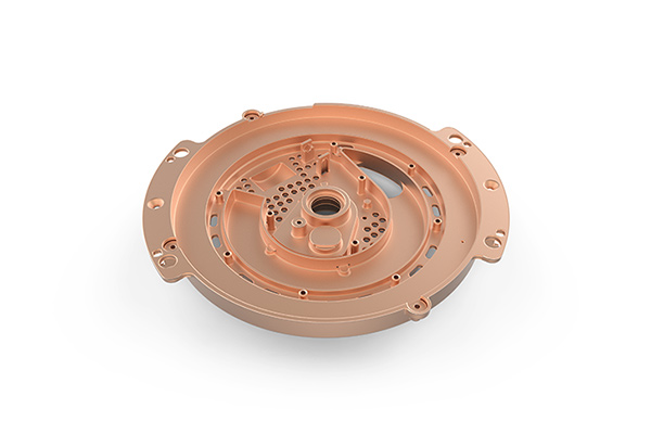 copper machined part