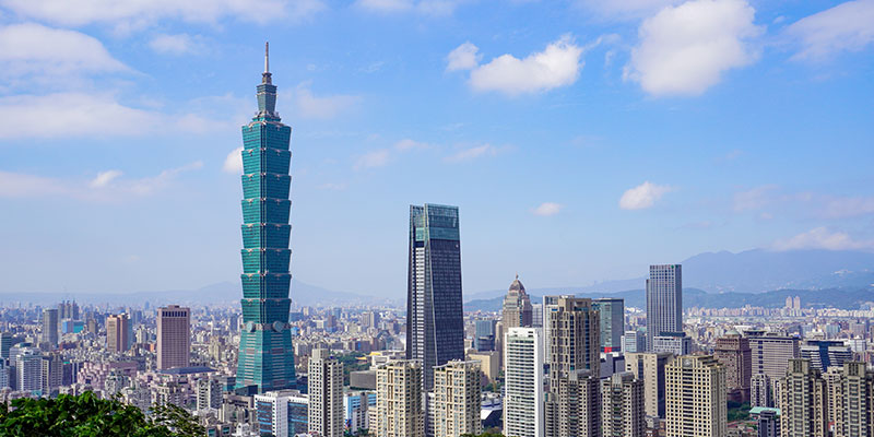 台北天际线景观