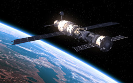 satellite in space
