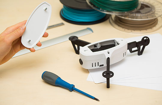 Multiple parts on a table