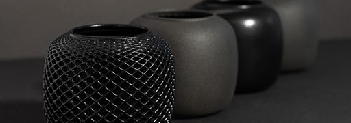 Black vapor smoothed parts