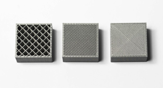 3 square FDM Prints